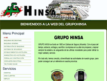 Tablet Screenshot of grupohinsa.es